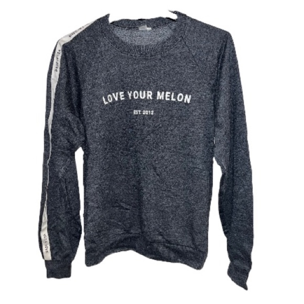 Love Your Melon Grey Sweatshirt Sz Small